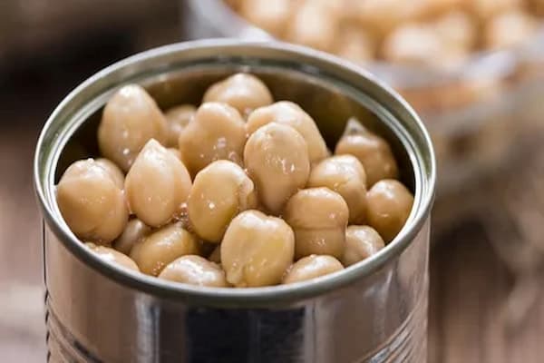 تصویر 3 از کنسرو نخود سفید گیاهی با قوطی فلزی